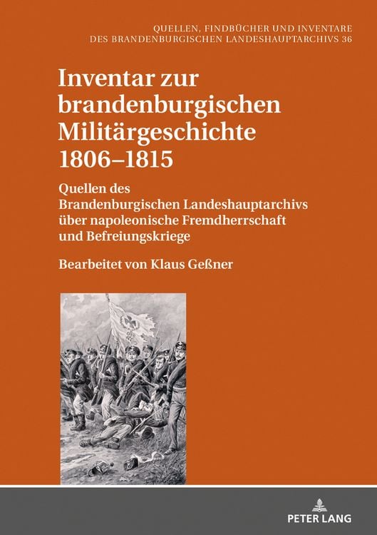 Produktbild: Inventar zur brandenburgischen Militaergeschichte 1806&ndash;1815