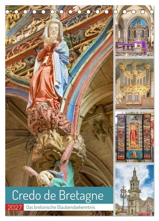 Produktbild: Credo de Bretagne, das bretonische Glaubensbekenntnis (Tischkalender 2027 DIN A5 hoch), CALVENDO Monatskalender