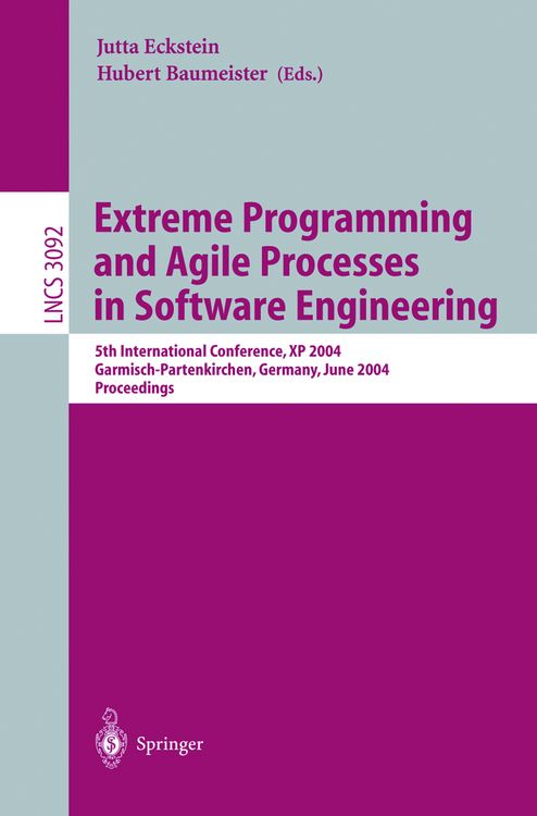Produktbild: Extreme Programming and Agile Processes in Software Engineering