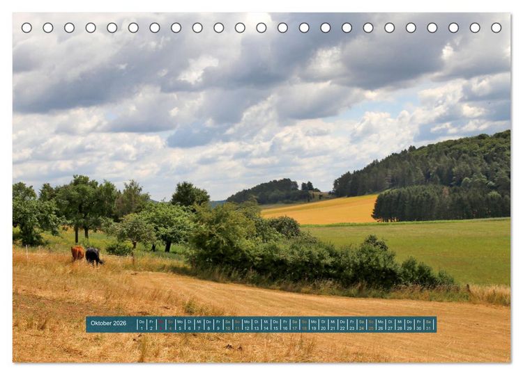 Produktbild: Die Toskana der Eifel - Das Lampertstal (Tischkalender 2026 DIN A5 quer), CALVENDO Monatskalender