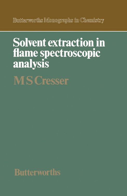 Produktbild: Solvent Extraction in Flame Spectroscopic Analysis