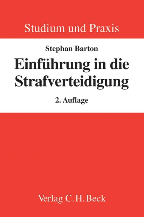 Produktbild: Einf&uuml;hrung in die Strafverteidigung