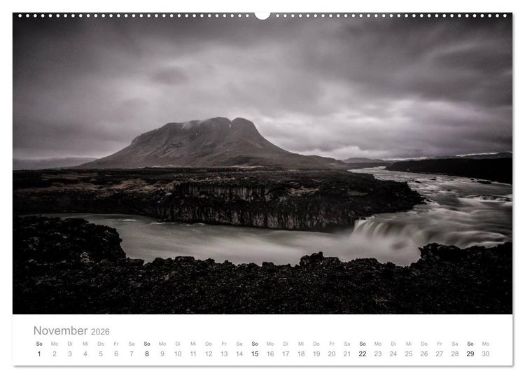 Produktbild: Island - Iceland Impressionen (Wandkalender 2026 DIN A2 quer), CALVENDO Monatskalender
