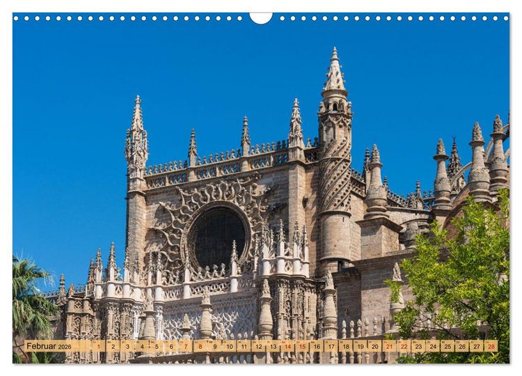 Produktbild: Sevilla - Unterwegs in Spanien (Wandkalender 2026 DIN A3 quer), CALVENDO Monatskalender