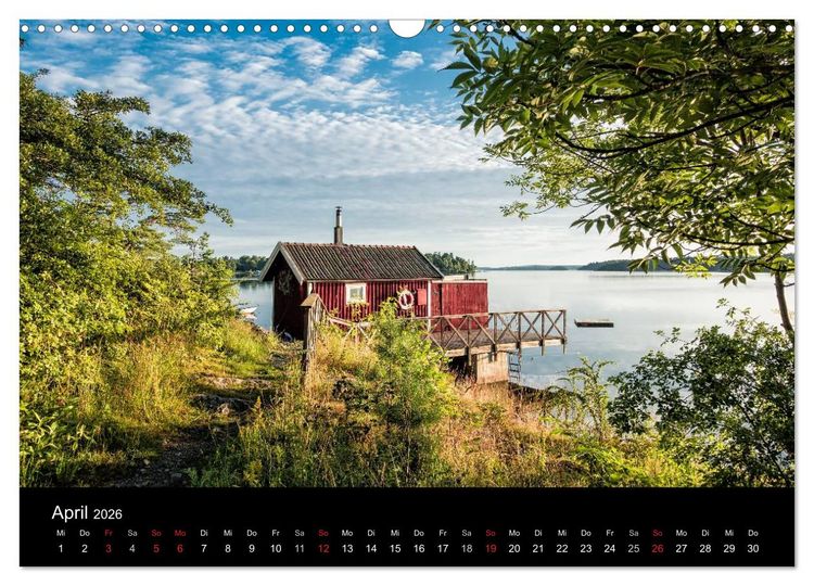 Produktbild: Sch&auml;rengarten an der schwedischen Ostk&uuml;ste (Wandkalender 2026 DIN A3 quer), CALVENDO Monatskalender