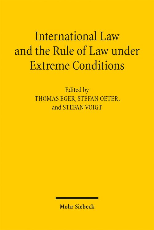 Produktbild: International Law and the Rule of Law under Extreme Conditions