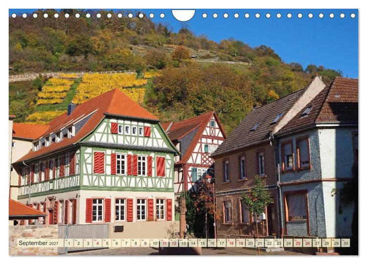 Produktbild: Heppenheim im Laufe der Jahreszeiten (Wandkalender 2027 DIN A4 quer), CALVENDO Monatskalender