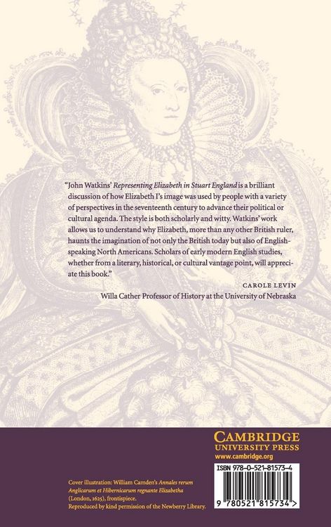 Produktbild: Representing Elizabeth in Stuart England