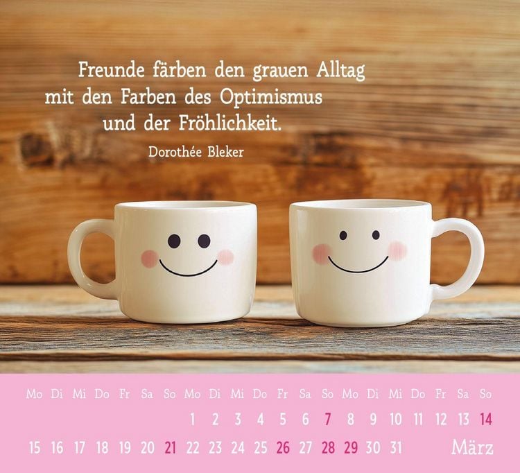 Produktbild: Mini-Kalender 2027: Der kleine Gute-Laune-Kalender