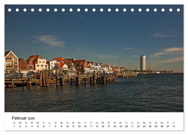 Produktbild: Ostseeheilbad Travem&uuml;nde - L&uuml;becks sch&ouml;nste Tochter (Tischkalender 2026 DIN A5 quer), CALVENDO Monatskalender