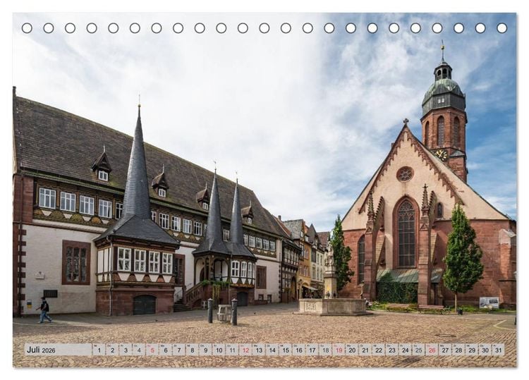 Produktbild: Historisches Fachwerk - Stadt Einbeck (Tischkalender 2026 DIN A5 quer), CALVENDO Monatskalender
