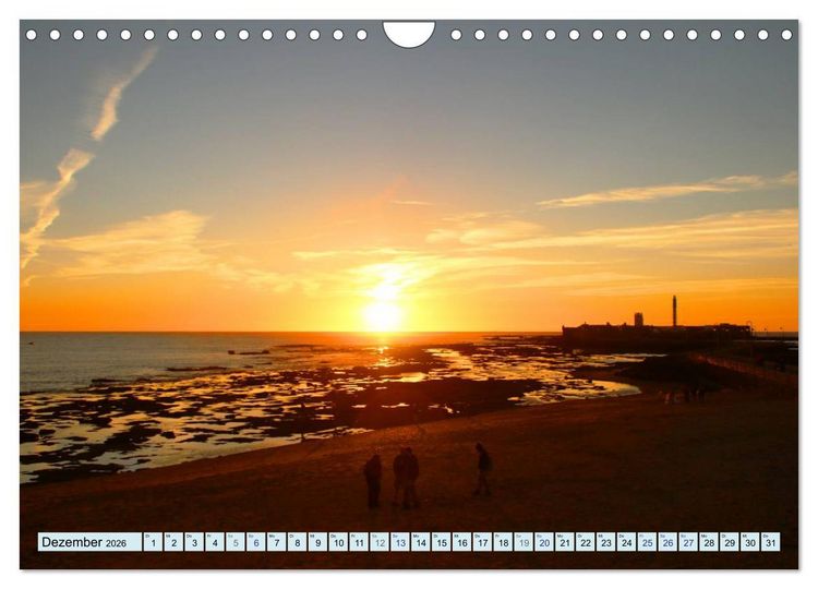 Produktbild: C&aacute;diz - Europas &auml;lteste Stadt (Wandkalender 2026 DIN A4 quer), CALVENDO Monatskalender
