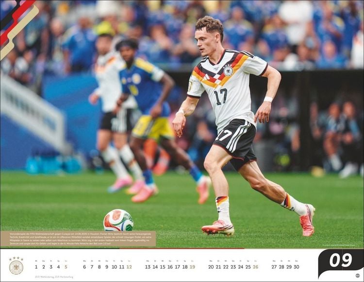 Produktbild: DFB M&auml;nner Posterkalender 2027