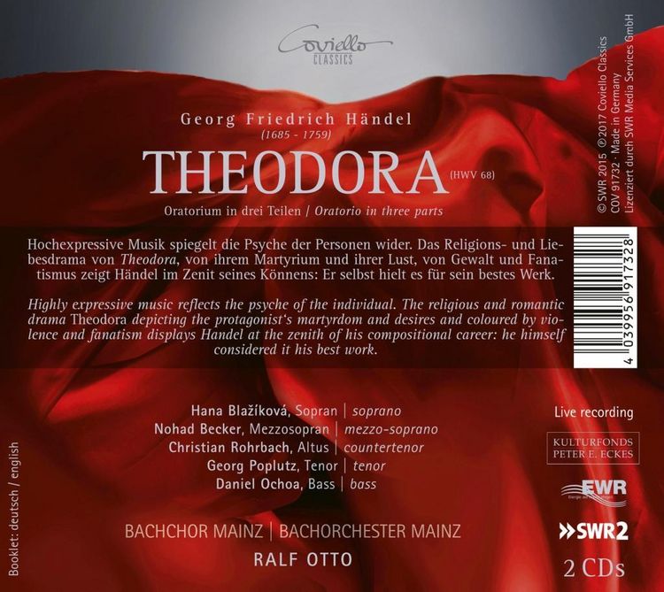 Produktbild: Theodora HWV 68 (Live-Aufn.)