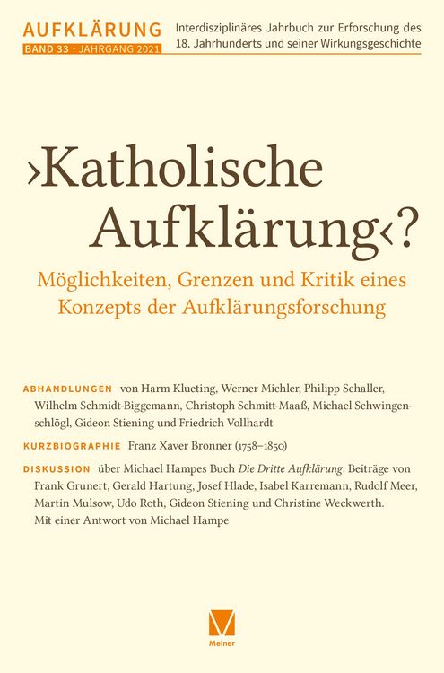 Produktbild: >Katholische Aufkl&auml;rung<? - M&ouml;glichkeiten, Grenzen und Kritik eines Konzepts der Aufkl&auml;rungsforschung