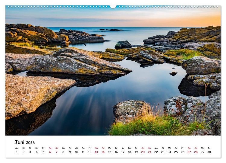 Produktbild: Bornholm 2026 Ein Jahr im Sommer (Wandkalender 2026 DIN A2 quer), CALVENDO Monatskalender