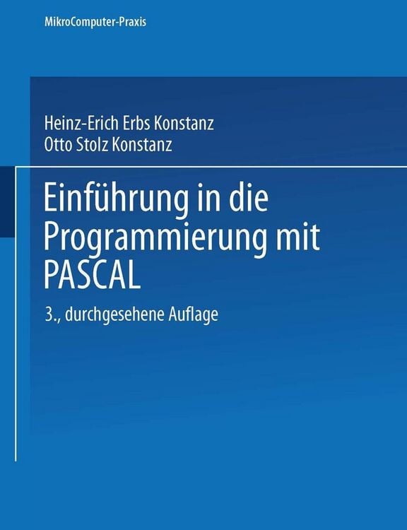 Produktbild: Einf&uuml;hrung in die Programmierung mit PASCAL