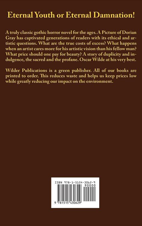 Produktbild: The Picture of Dorian Gray - A Gothic Novel of Beauty, Vanity, and Moral Corruption