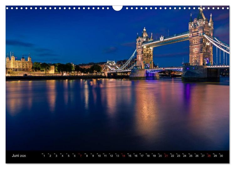 Produktbild: Weltmetropole London (Wandkalender 2026 DIN A3 quer), CALVENDO Monatskalender