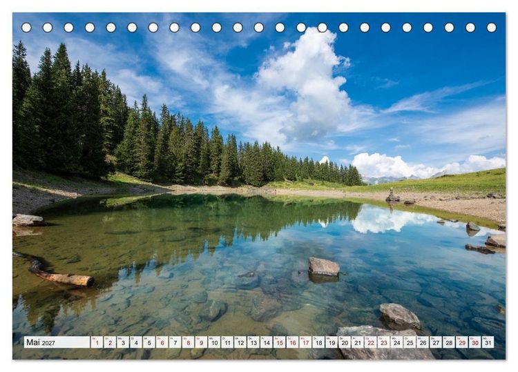 Produktbild: Zeit zum Atmen - im Einklang mit der Natur (Tischkalender 2027 DIN A5 quer), CALVENDO Monatskalender
