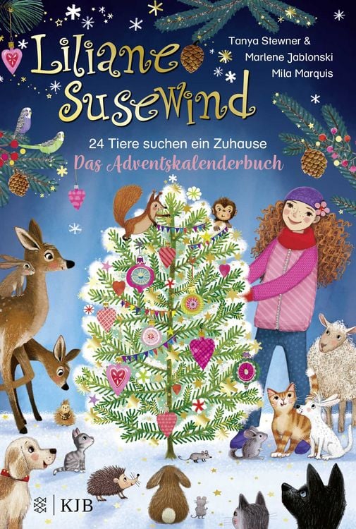 Produktbild: Liliane Susewind &ndash; 24 Tiere suchen ein Zuhause. Das Adventskalenderbuch