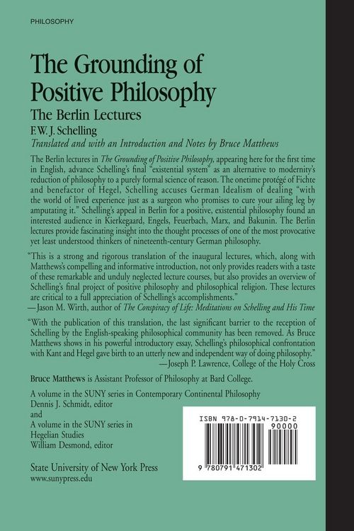 Produktbild: The Grounding of Positive Philosophy