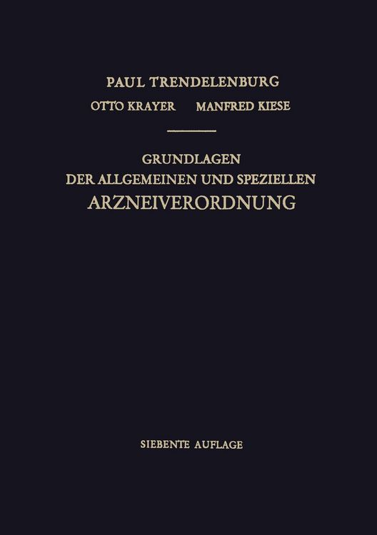 Produktbild: Grundlagen der Allgemeinen und Speziellen Arzneiverordnung