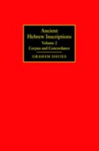 Produktbild: Ancient Hebrew Inscriptions: Volume 2