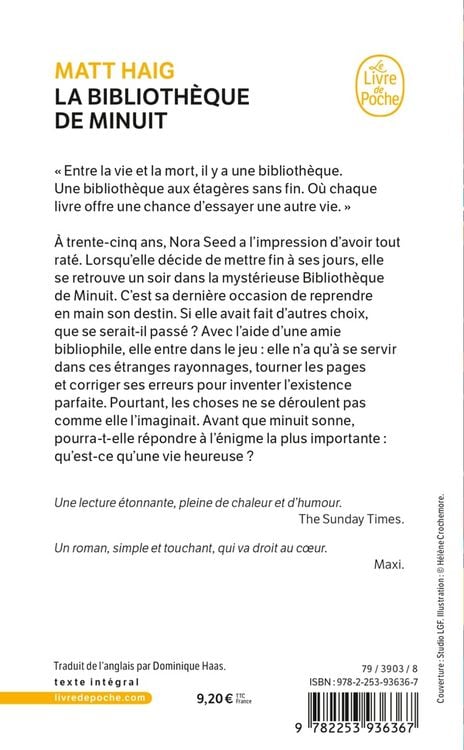Produktbild: La Bibliothèque de minuit