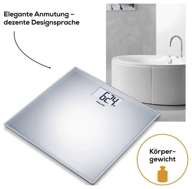 Produktbild: Beurer GS 202 Personenwaage 75638 digital W&auml;gebereich (max.)=150kg