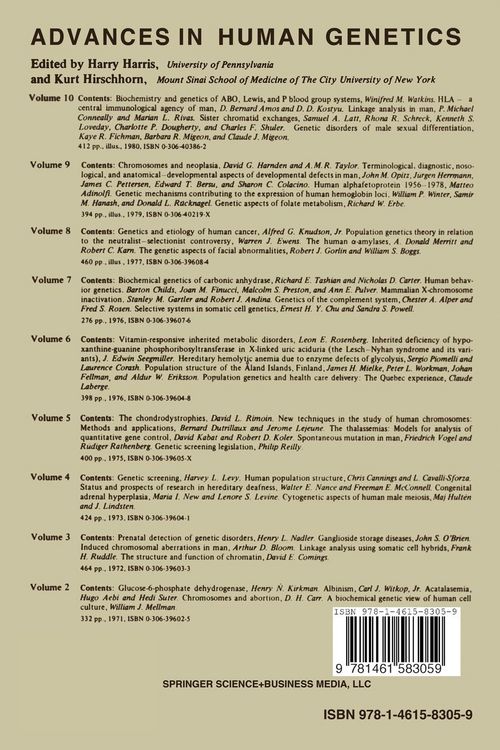 Produktbild: Advances in Human Genetics 11