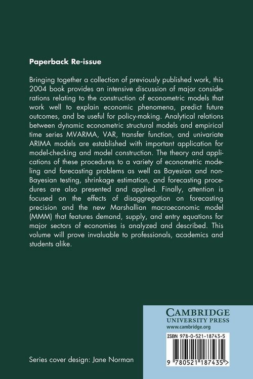 Produktbild: The Structural Econometric Time Series Analysis Approach
