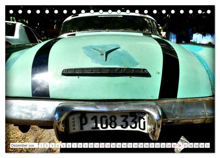 Produktbild: Starliner - Ein Star von Studebaker (Tischkalender 2026 DIN A5 quer), CALVENDO Monatskalender