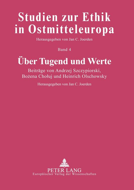 Produktbild: &Uuml;ber Tugend und Werte