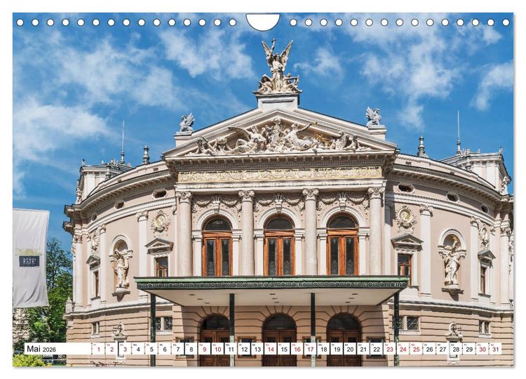 Produktbild: Ein Wochenende in Ljubljana (Wandkalender 2026 DIN A4 quer), CALVENDO Monatskalender