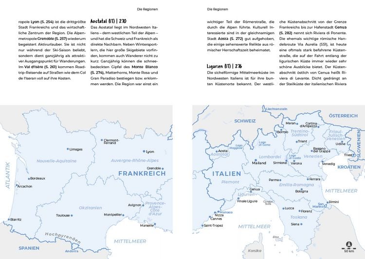 Produktbild: Reise Know-How Roadtrip Handbuch Südfrankreich & Norditalien