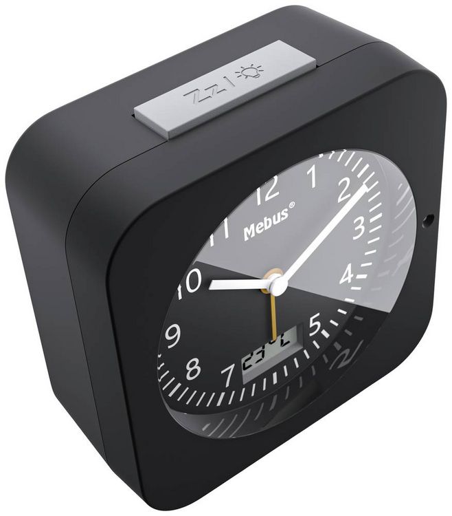 Produktbild: Mebus 25609 Funk Wecker Schwarz