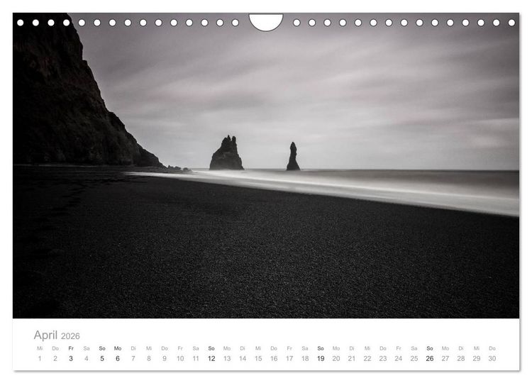 Produktbild: Island - Iceland Impressionen (Wandkalender 2026 DIN A4 quer), CALVENDO Monatskalender