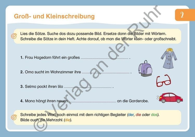 Produktbild: Die Rechtschreib-&Uuml;bungskartei &ndash; Klasse 3/4