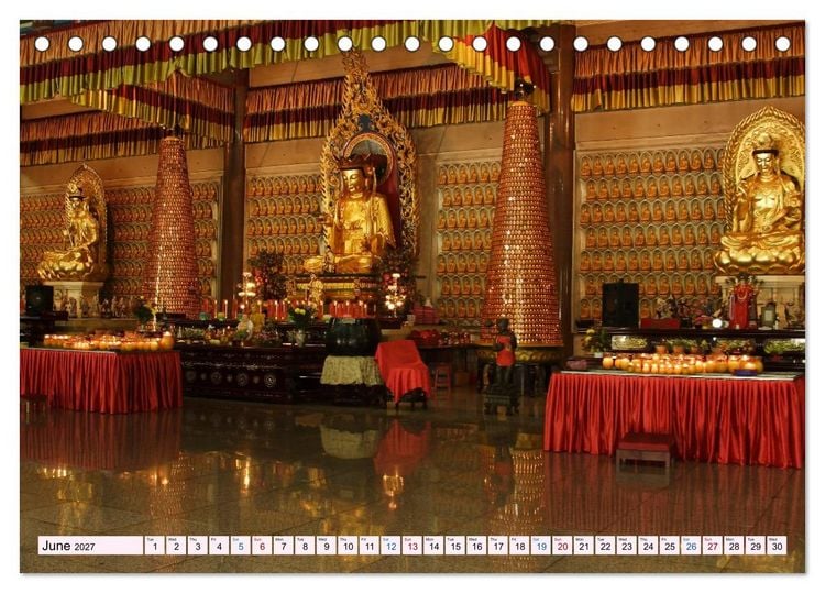 Produktbild: Malaysia &ndash; Between Rainforest, Temples and the Skyline of Kuala Lumpur (Desk Calendar 2027 DIN A5 landscape), CALVENDO 12 Month DeskCalendar