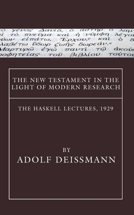 Produktbild: The New Testament in the Light of Modern Research