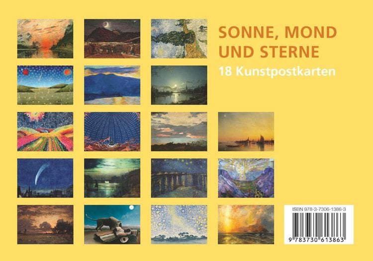 Produktbild: Postkarten-Set Sonne, Mond und Sterne