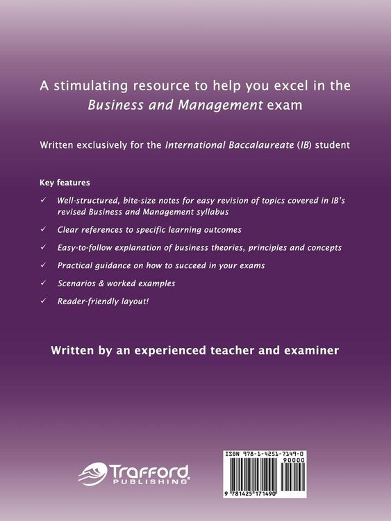 Produktbild: Higher and Standard Levels Business and Management Revision Notes
