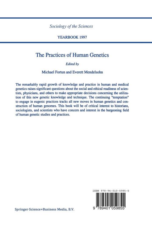 Produktbild: The Practices of Human Genetics