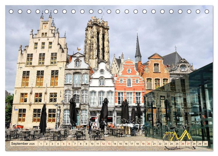 Produktbild: Das belgische Mecheln (Tischkalender 2026 DIN A5 quer), CALVENDO Monatskalender