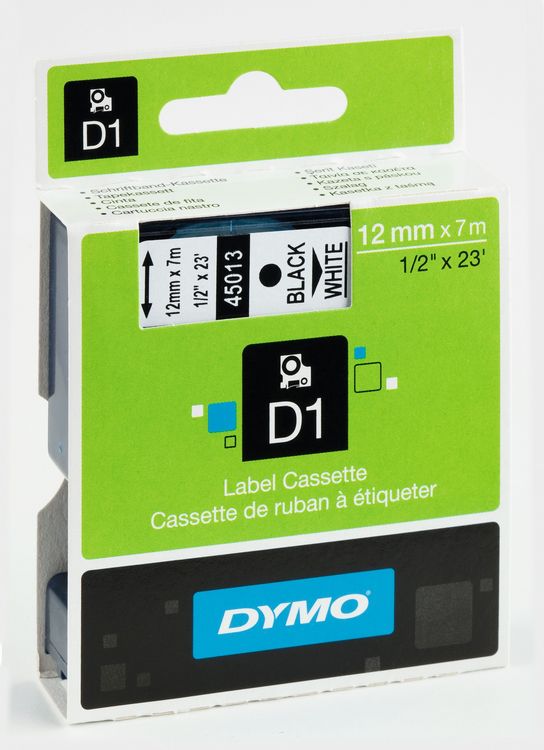 Produktbild: Schriftband-Kassette DYMO D1 12 mm
