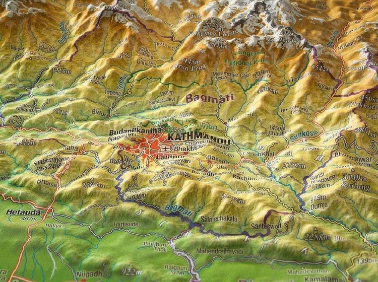 Produktbild: Markgraf, A: Nepal Gross 1:1.150.000