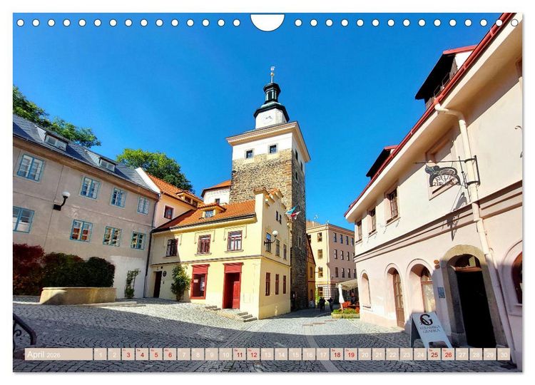 Produktbild: Loket - Das b&ouml;hmische Rothenburg (Wandkalender 2026 DIN A4 quer), CALVENDO Monatskalender