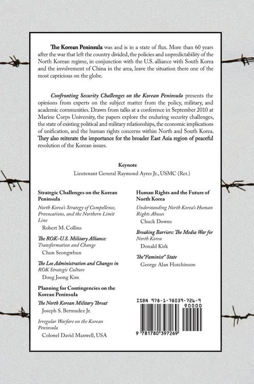 Produktbild: Confronting Security Challenges on the Korean Peninsula