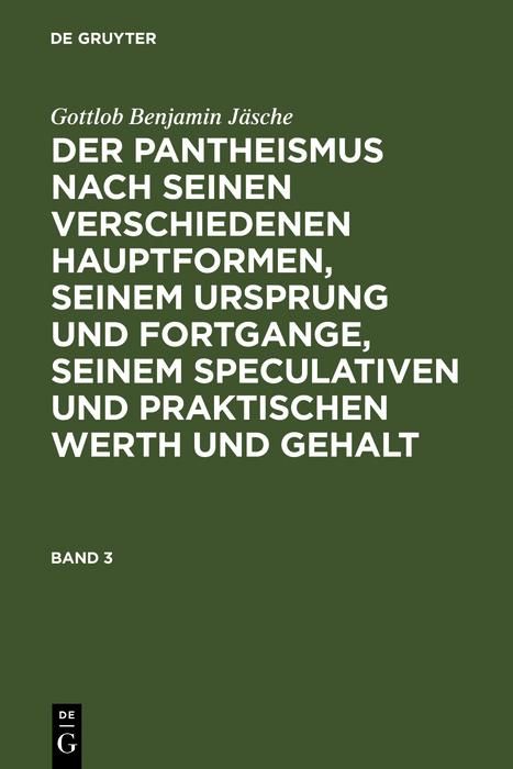 Produktbild: Allheit und Absolutheit oder die alte kosmotheistische Lehre des hen kai pan in ihren modernen idealistischen Hauptformen und Ausbildungsweisen